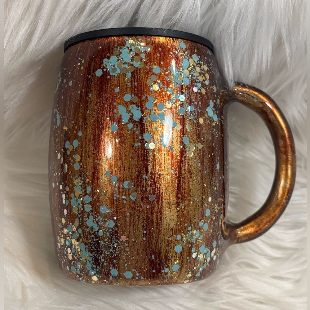 Handmade Stainless Steel Tea/Coffee Mug 12 oz